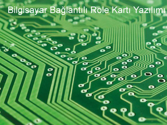 Bilgisayar Bağlantılı Role Kartı